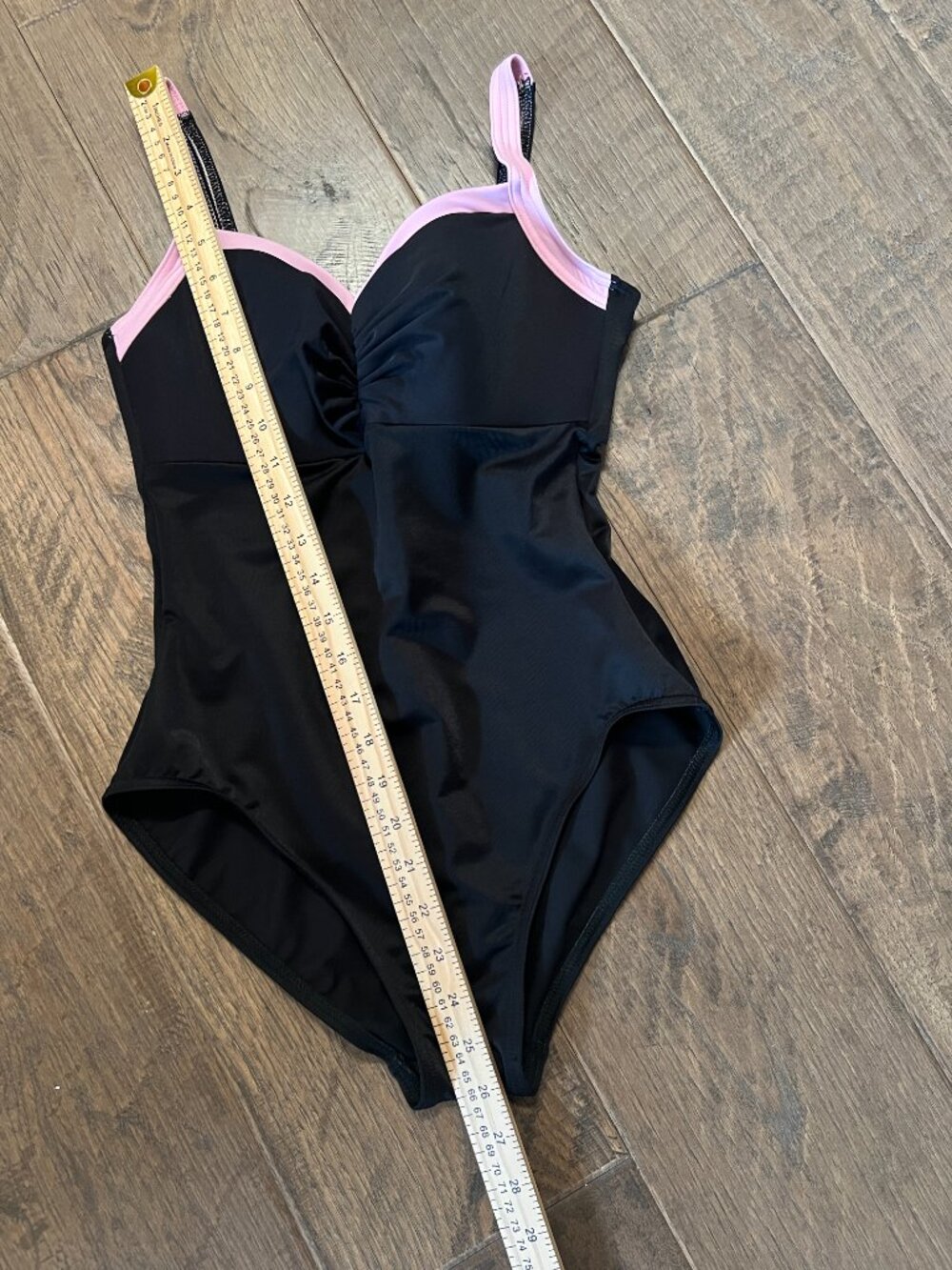 Miraclesuit One Piece Swimsuit Black With Pink Accents - Picture 16 of 16
